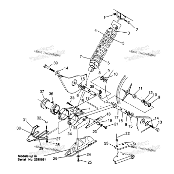 SWING ARM/SHOCK MOUNTING MAGNUM 2X4 (4926852685B010)