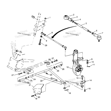 AARM/STRUT MOUNTING 6X6 300
