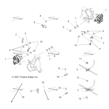 BRAKES, REAR BRAKE LINES