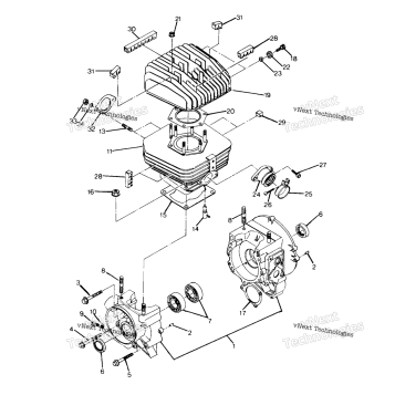 CRANKCASE & CYLINDER ASSEMBLY