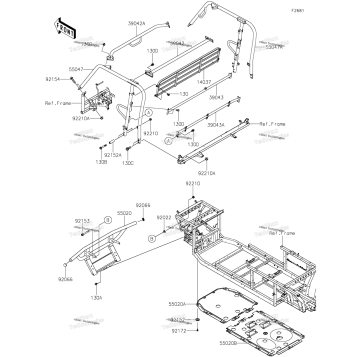 GUARDS/CAB FRAME