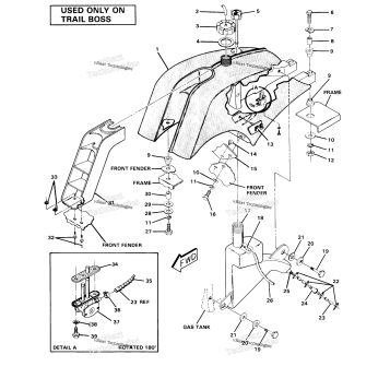FUEL TANK ASSEMBLYTRAIL BOSS