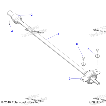 DRIVE TRAIN, REAR PROP SHAFT