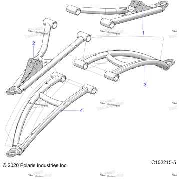 SUSPENSION, FRONT AARMS
