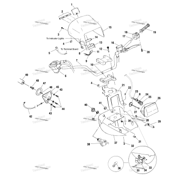 HANDLEBAR & HEADLIGHT POD A00CH33AA
