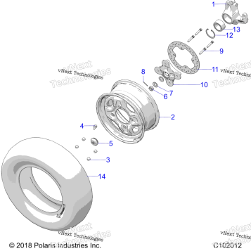 WHEELS, FRONT & HUB A20SXA85A1/A7/CA1/CA7