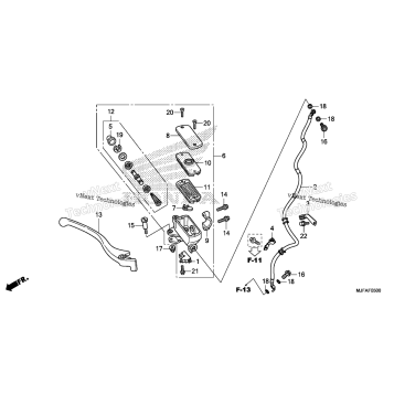 FRONT BRAKE MASTER CYLINDER (1)