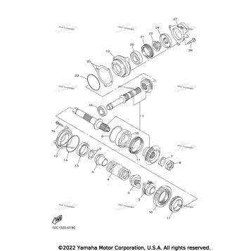 MIDDLE DRIVE GEAR