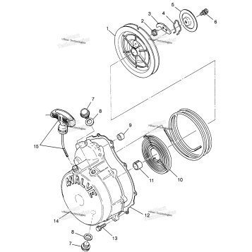 RECOIL STARTER SCRAMBLER 500