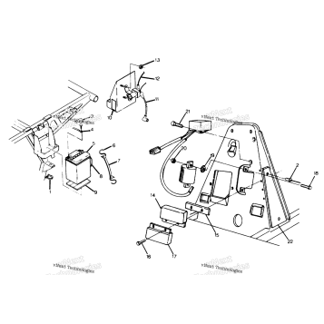 BATTERY BOX ASSEMBLY 6X6