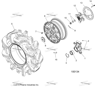 WHEELS, REAR & HUB