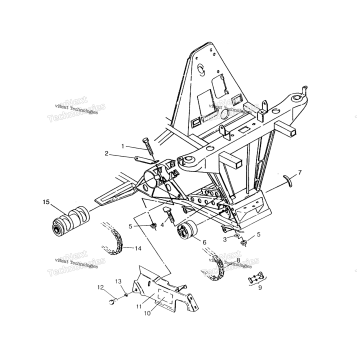 FRONT DRIVE ASSEMBLY 6X6 400L, SWEDISH & NORWEGIAN N948740
