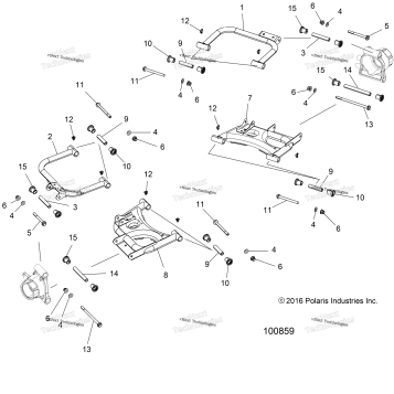 SUSPENSION, REAR CONTROL ARMS