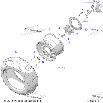 WHEELS, REAR & HUB A20SXA85A1/A7/CA1/CA7
