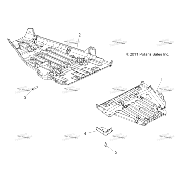 BODY, SKID PLATES