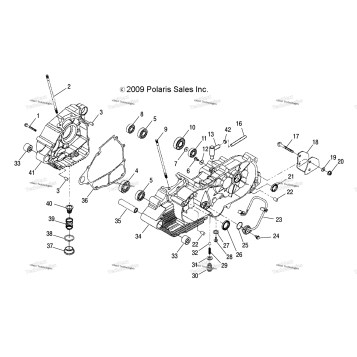 ENGINE, CRANKCASE