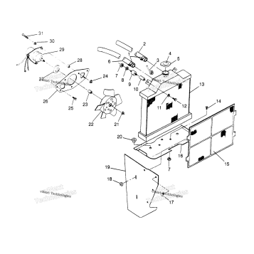 COOLING SYSTEM SPORTSMAN 4X4