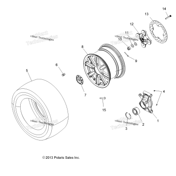 WHEELS, REAR & HUB