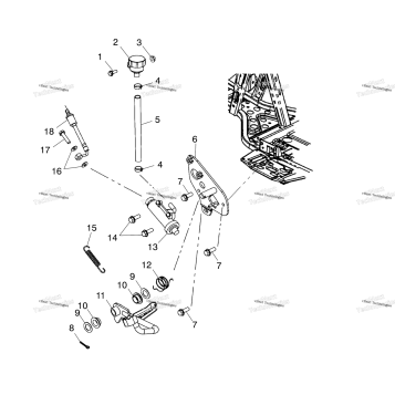 REAR MASTER CYLINDER/FOOT PEDAL