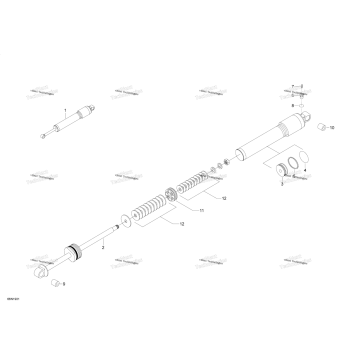 FRONT SHOCKS - 800R E-TEC