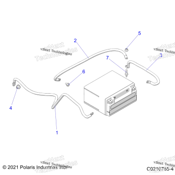 ELECTRICAL, BATTERY CABLES