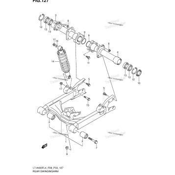 REAR SWINGINGARM (LT-A400FZL4 P33)