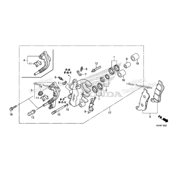 FRONT BRAKE CALIPER