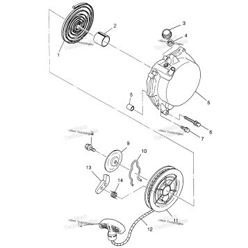 RECOIL STARTER XPLORER 400L