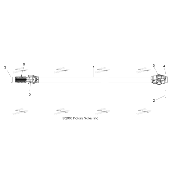 DRIVE TRAIN, FRONT PROP SHAFT