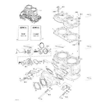 CYLINDER, EXHAUST MANIFOLD