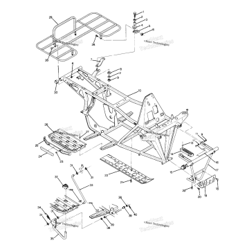 FRAME ASSEMBLY WITH RACKS