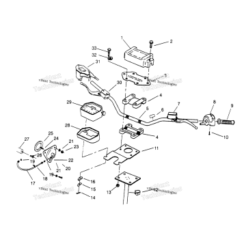 STEERING HANDLEBAR 6X6 400L