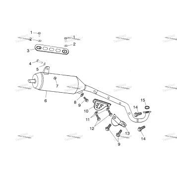 EXHAUST PIPE A03FA09CA/CC/CD