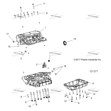 ENGINE, CRANKCASE