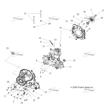 DRIVE TRAIN, MAIN GEARCASE