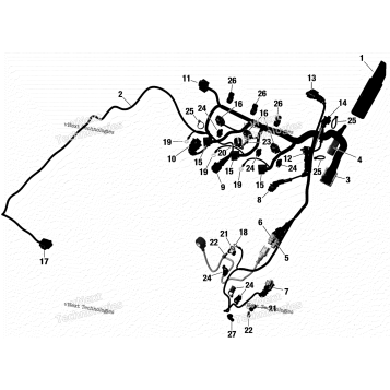 ENGINE HARNESS AND ELECTRONIC MODULE