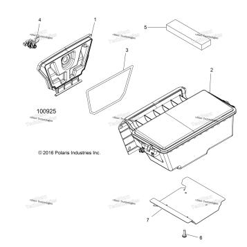 BODY, STORAGE, REAR