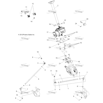 STEERING, STEERING POST ASM
