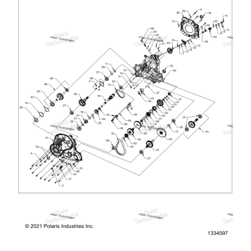 DRIVE TRAIN, MAIN GEARCASE