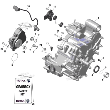ROTAX - GEARBOX ASSY