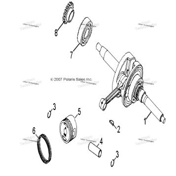 ENGINE, CRANKSHAFT & PISTON
