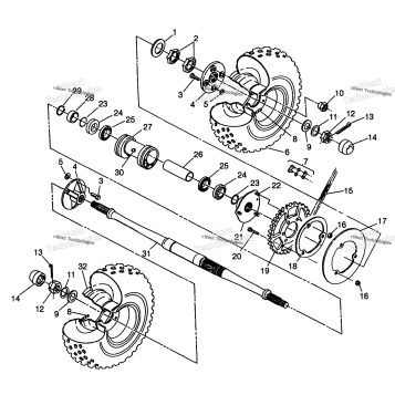 REAR WHEEL DRIVE XPLORER 400L