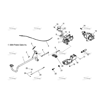 BRAKE, REAR /EB/EC/ED