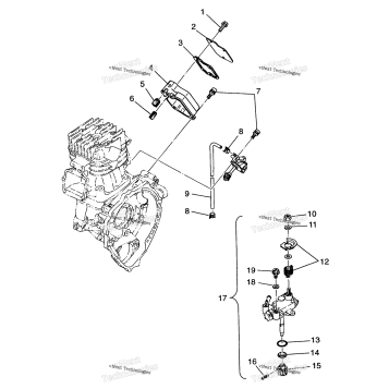 OIL PUMP SCRAMBLER 400L