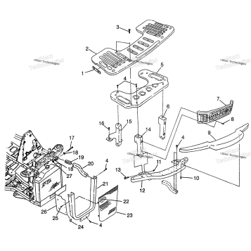 FRONT RACK & BUMPER MOUNTING XPRESS (4939603960A010)