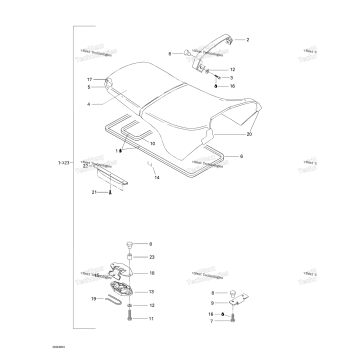SEAT AND ENGINE COVER