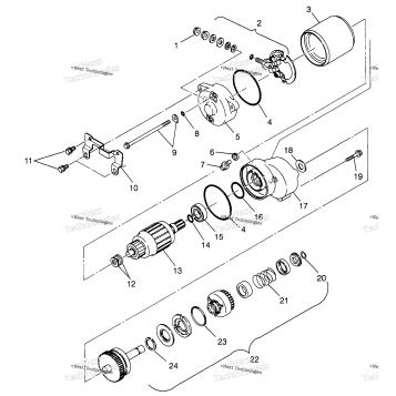 STARTING MOTOR XPLORER 300