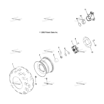WHEEL, REAR A07MH76AQ/AX/AY/AZ/MN76AT