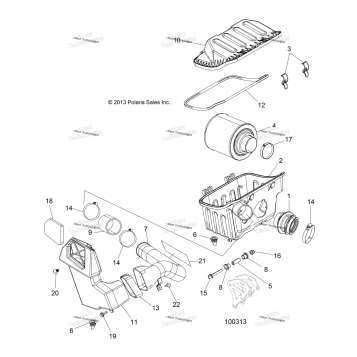 ENGINE, AIR INTAKE SYSTEM