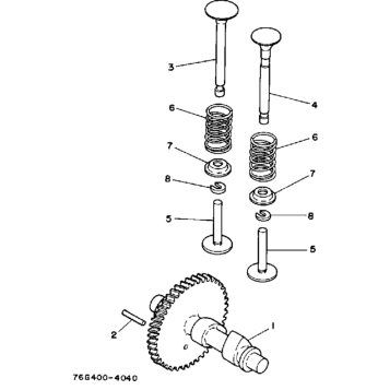 CAMSHAFT - VALVE (YP20GA)